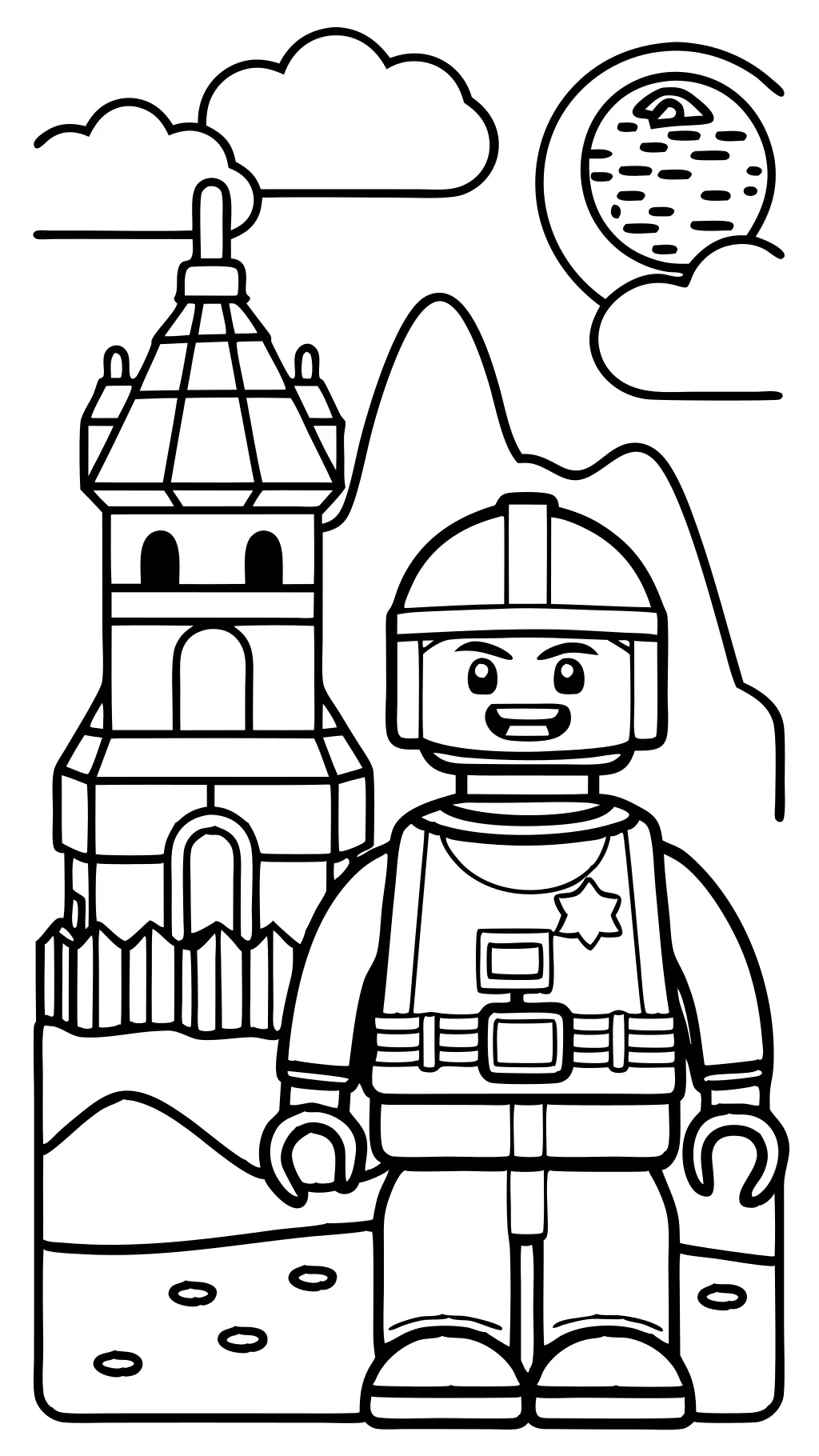 Páginas para colorear de LEGO